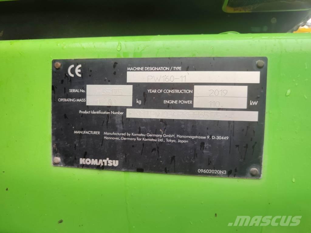 Komatsu PW 160-11 Колёсные экскаваторы