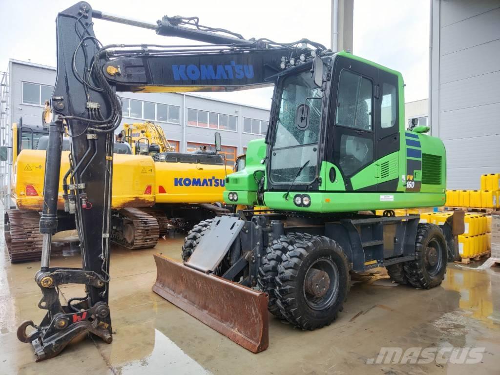 Komatsu PW 160-11 Колёсные экскаваторы