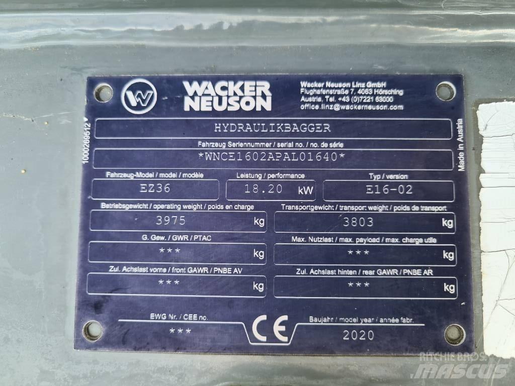 Wacker Neuson EZ36 Гусеничные экскаваторы