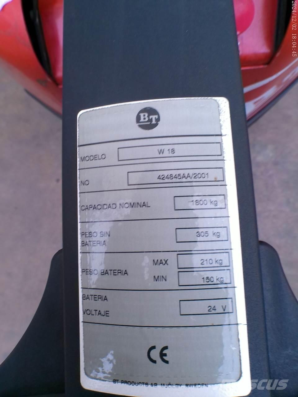 BT W 18 Ручные электрические тележки