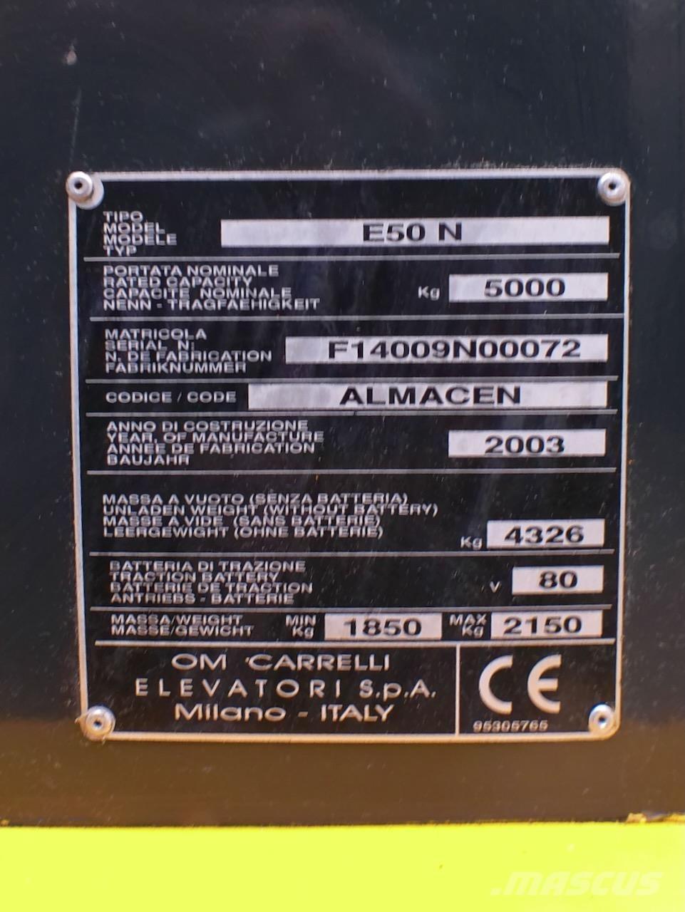 OM E50N Электропогрузчики