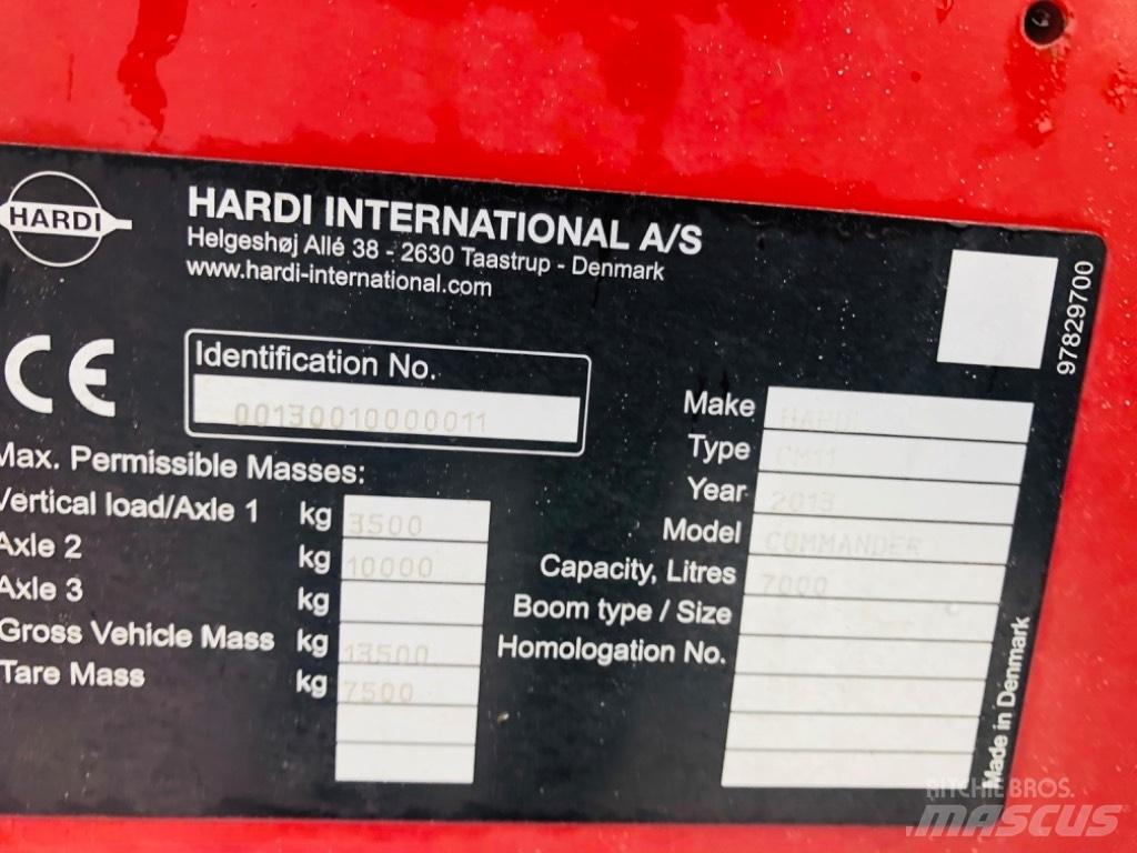 Hardi Commander 7000 Прицепные опрыскиватели