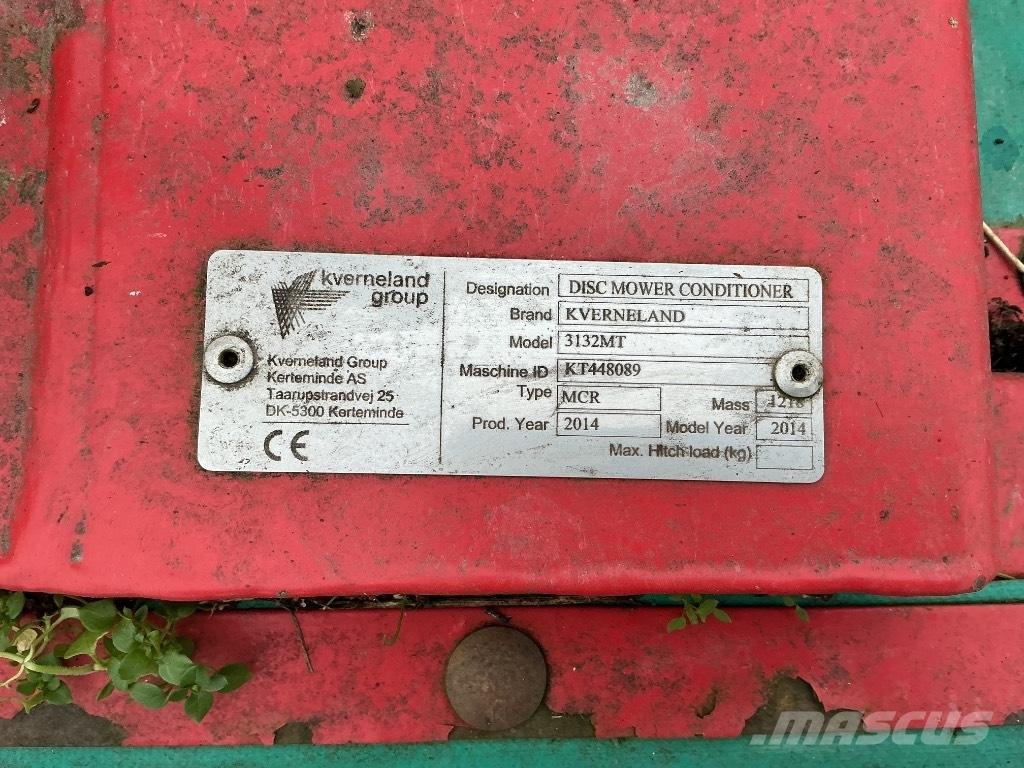 Kverneland 3132 MT Косилки плющилки