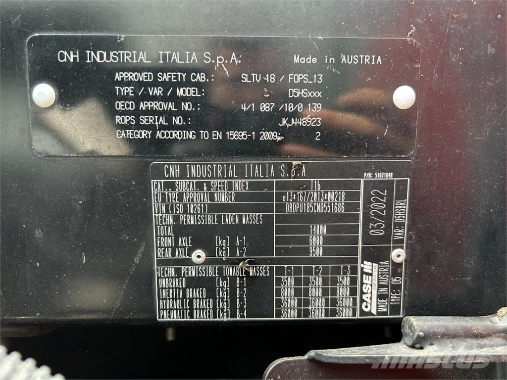 CASE Puma 185 CVX Трактора