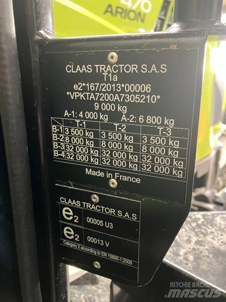 Claas Arion 470 Трактора