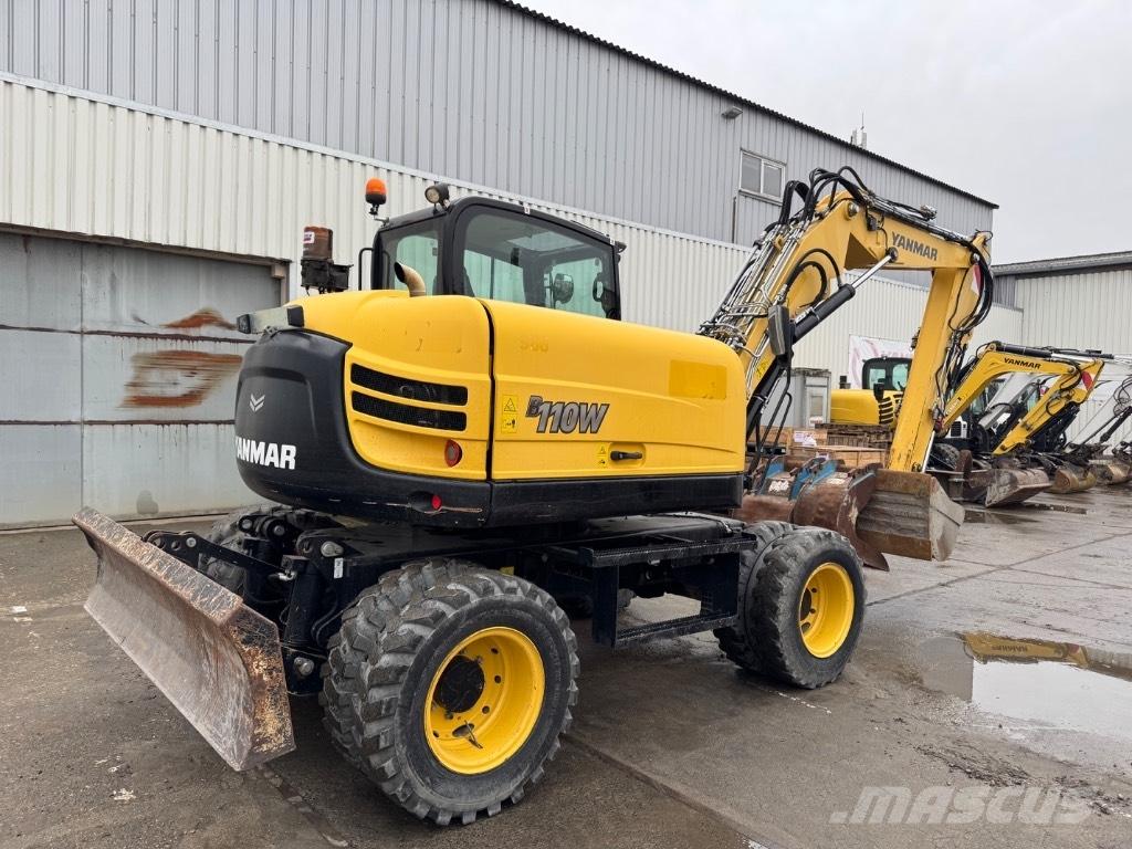 Yanmar B110W (40518) Колёсные экскаваторы