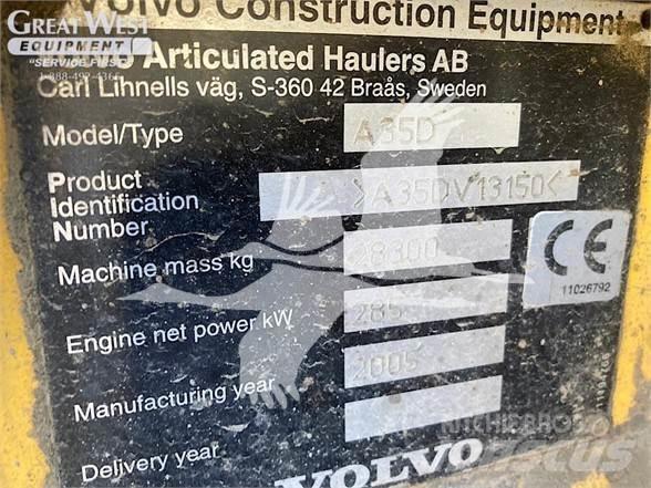 Volvo A35D Шарнирно-сочленённые самосвалы