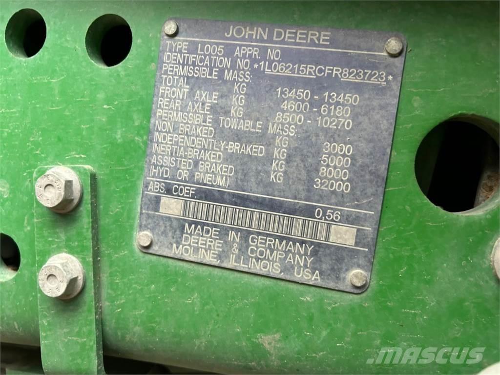John Deere 6215R Трактора