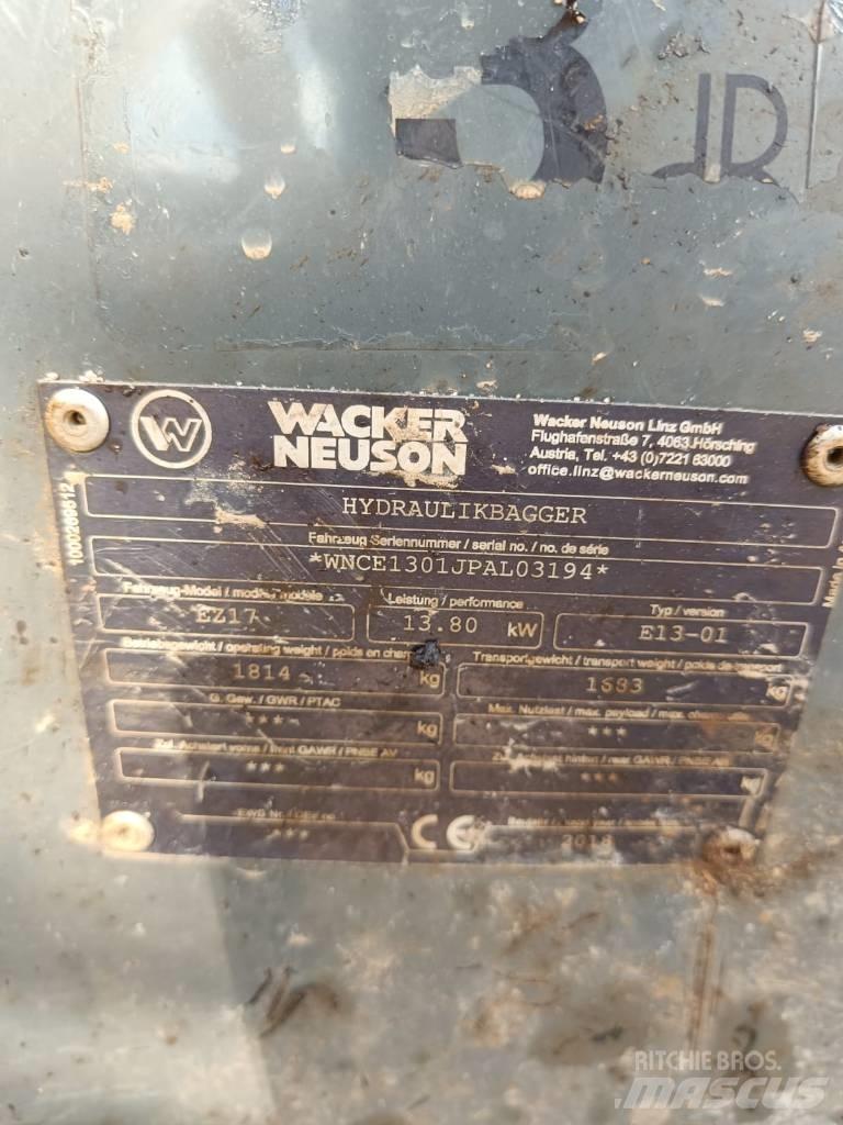 Wacker Neuson EZ 17 Мини-экскаваторы