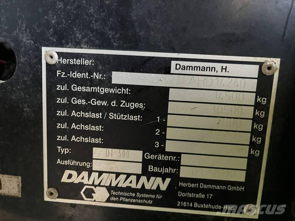 Dammann DT 500 Самоходные опрыскиватели