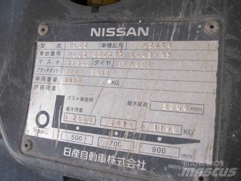 Nissan PL02A25 Газовые погрузчики