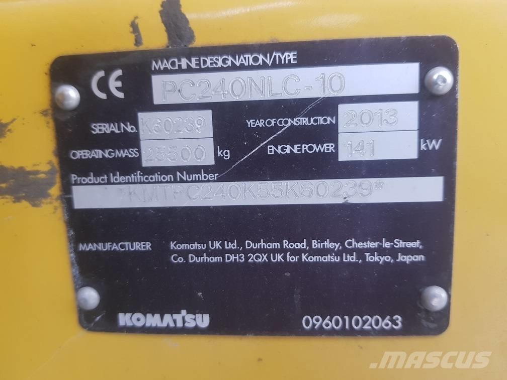 Komatsu PC240NLC-10 Гусеничные экскаваторы