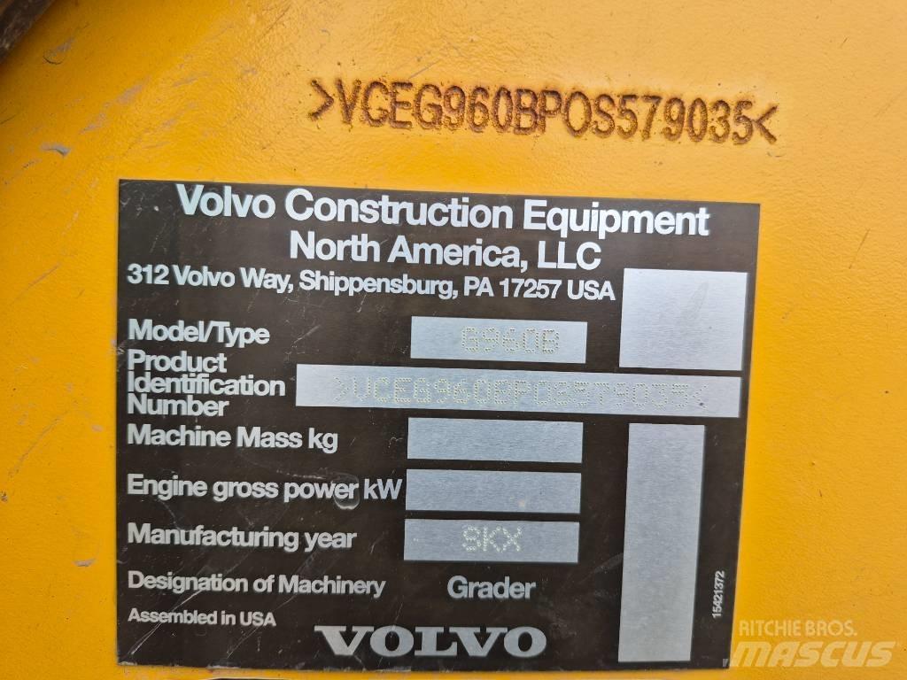 Volvo G 960B Грейдеры