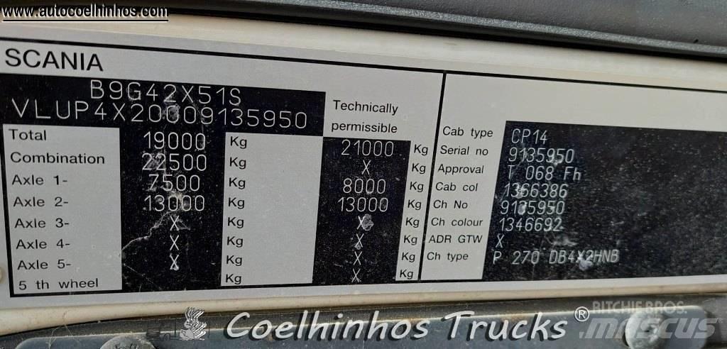 Scania P270 Шасси с кабиной