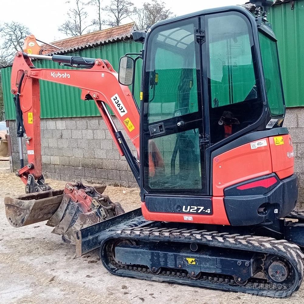 Kubota U 27-4 Мини-экскаваторы