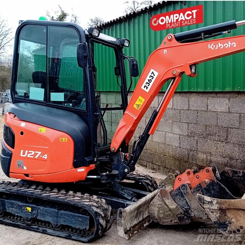 Kubota U 27-4 Мини-экскаваторы