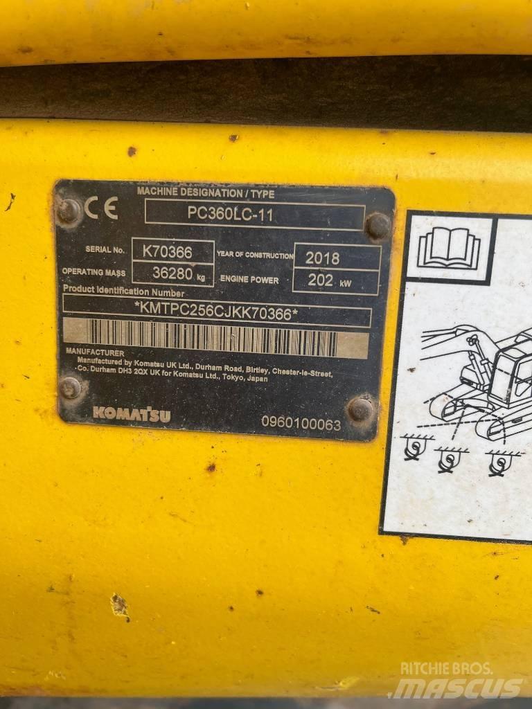 Komatsu PC360LC-11 Гусеничные экскаваторы