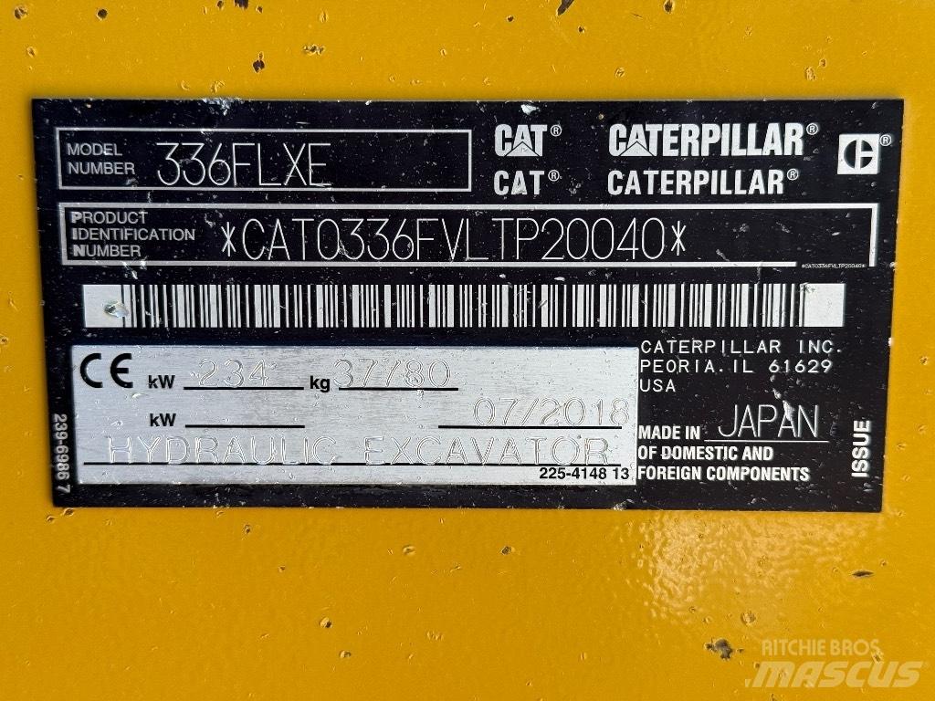 CAT 336 FL Гусеничные экскаваторы