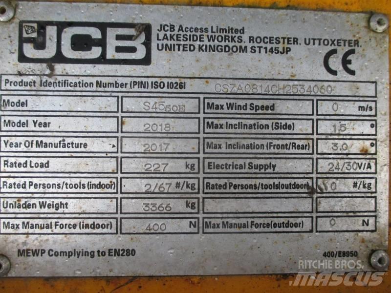 JCB S4550E Ножничные подъемники