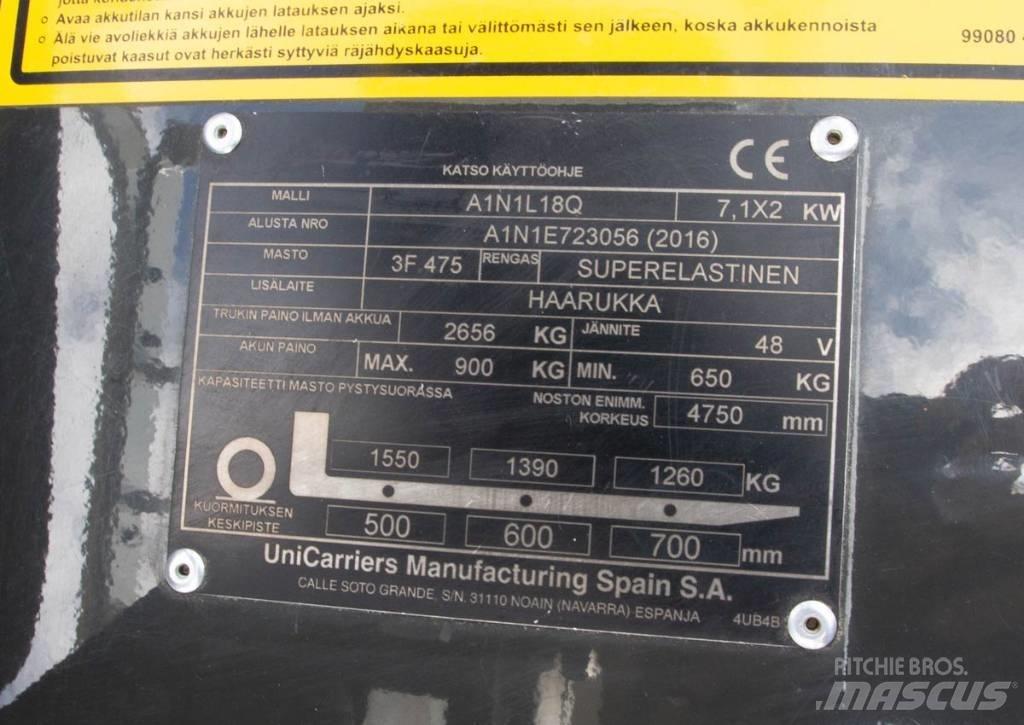 UniCarriers A1N1L18Q Электропогрузчики