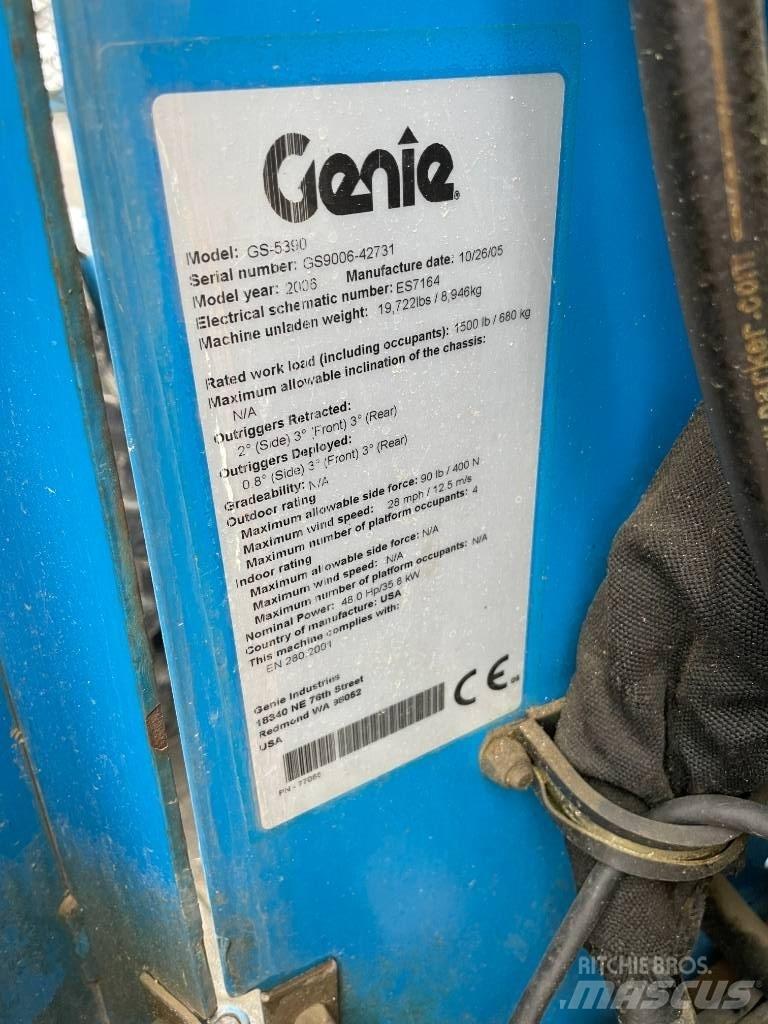 Genie GS 5390 RT Ножничные подъемники