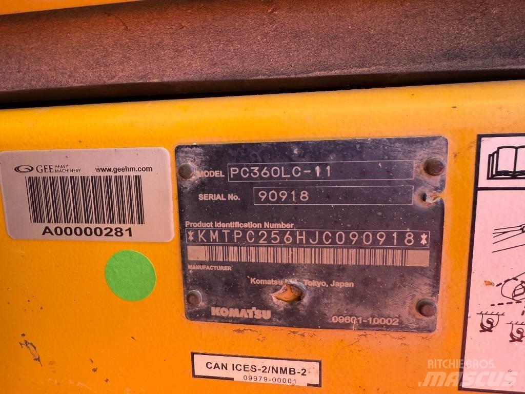 Komatsu PC360LC-11 Гусеничные экскаваторы