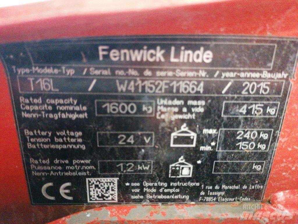 Linde T16L Ручные гидравлические тележки