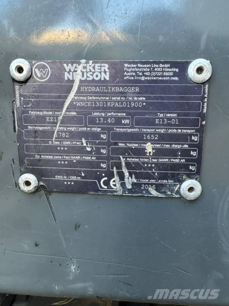 Wacker Neuson EZ 17 Мини-экскаваторы