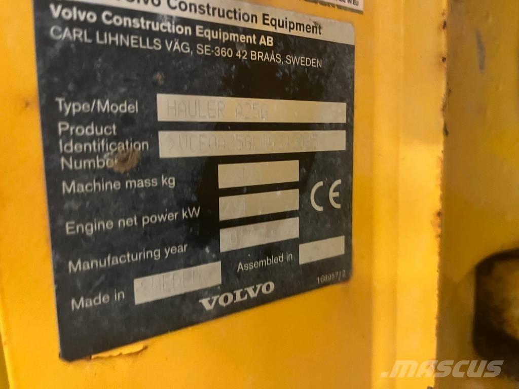 Volvo A25 G Шарнирно-сочленённые самосвалы