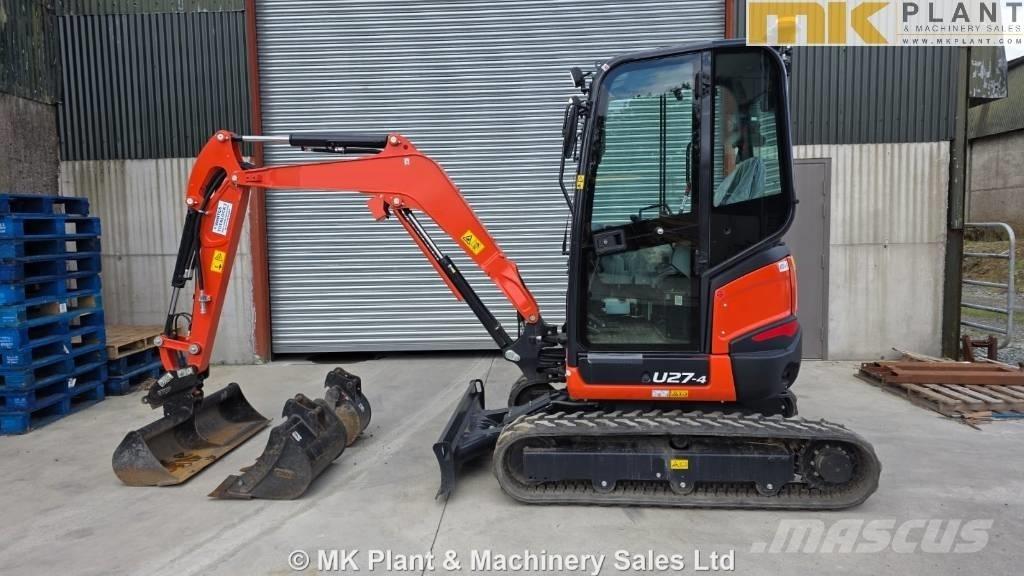 Kubota U 27-4 Мини-экскаваторы