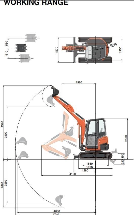 Kubota U 27-4 Мини-экскаваторы