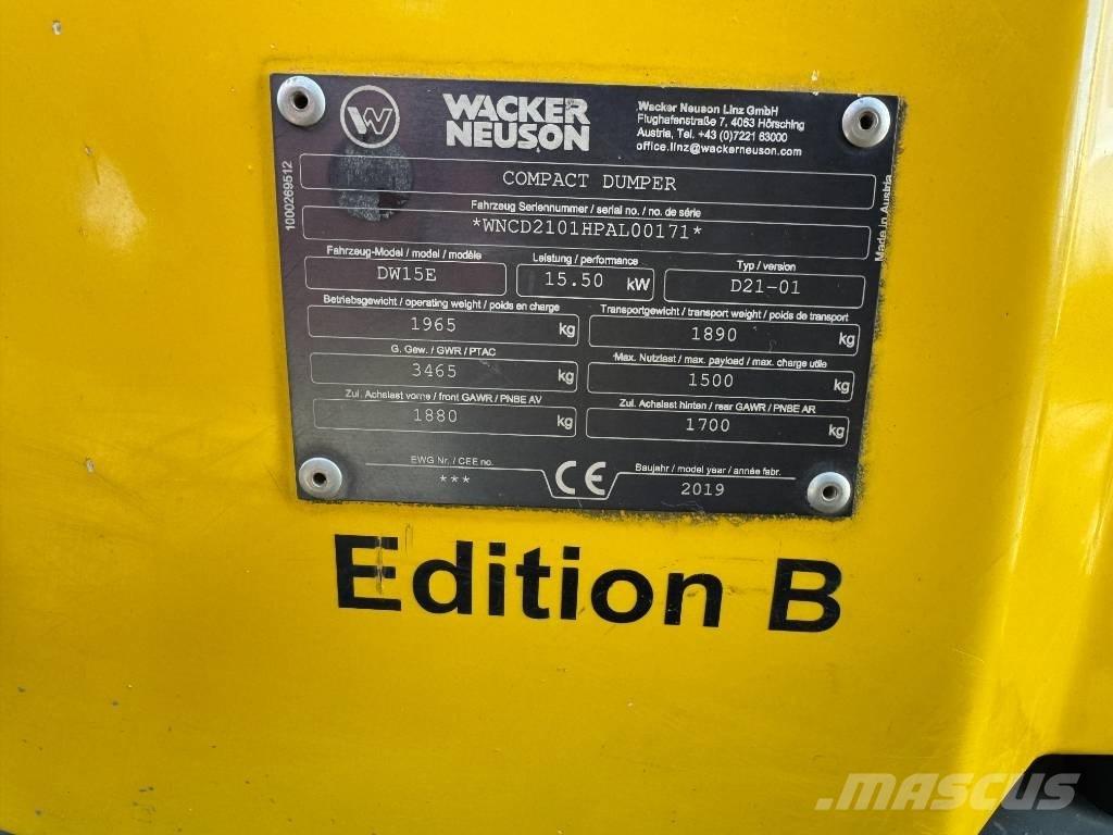 Wacker Neuson DW15e Мини-самосвалы