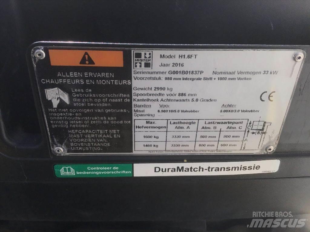 Hyster H 1.6 FT Газовые погрузчики