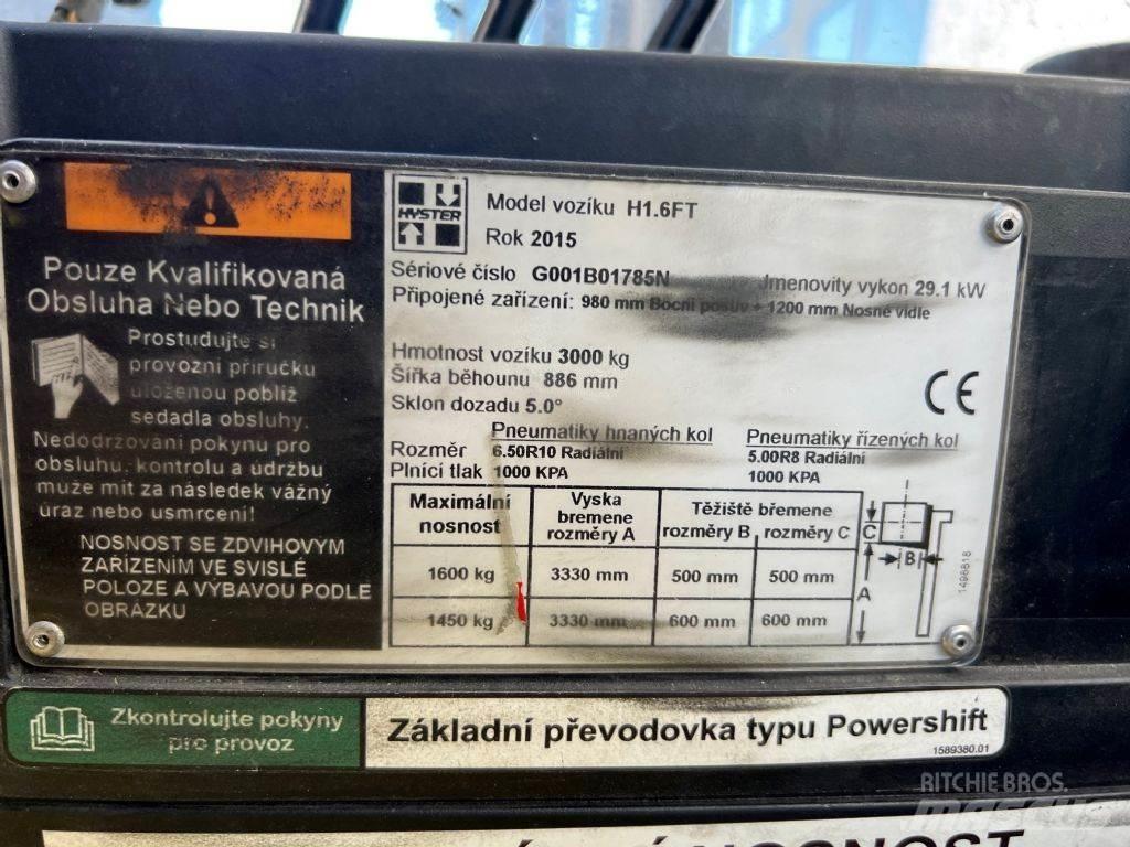 Hyster H 1.6 FT Дизельные погрузчики
