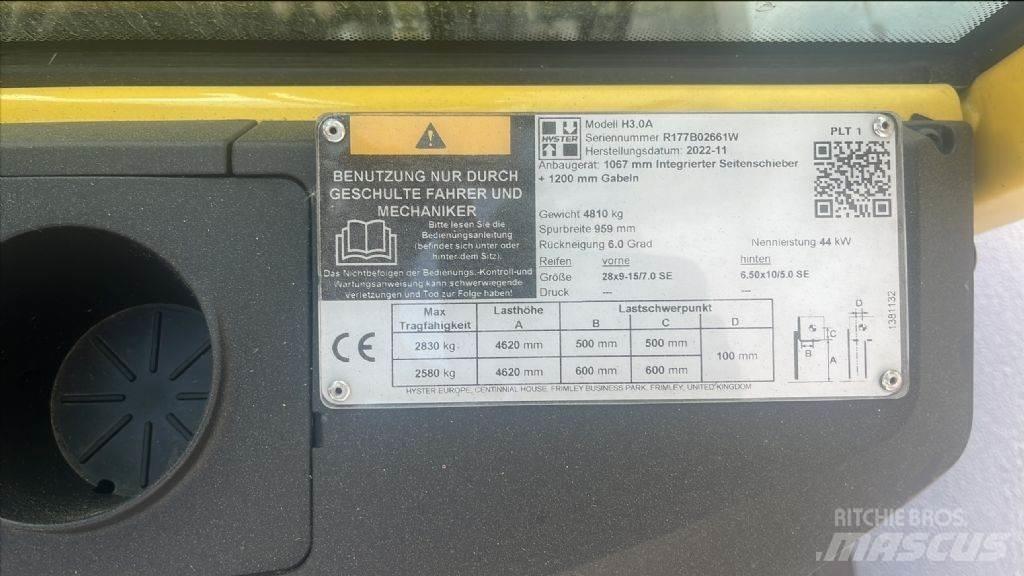 Hyster H 3.0 A Дизельные погрузчики