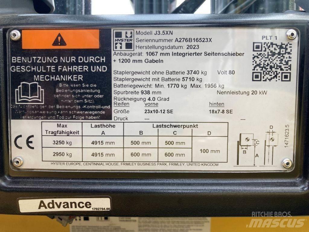 Hyster J 3.5 XN Электропогрузчики