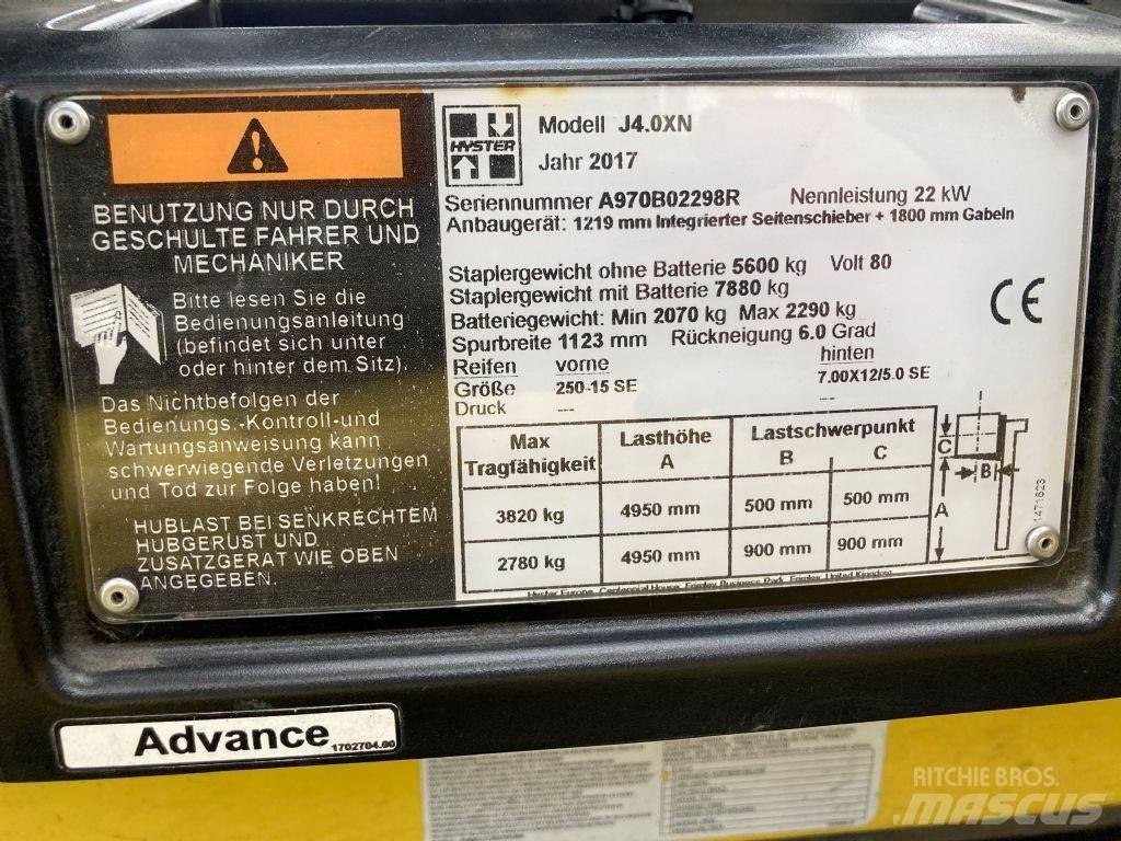 Hyster J 4.0 XN Электропогрузчики