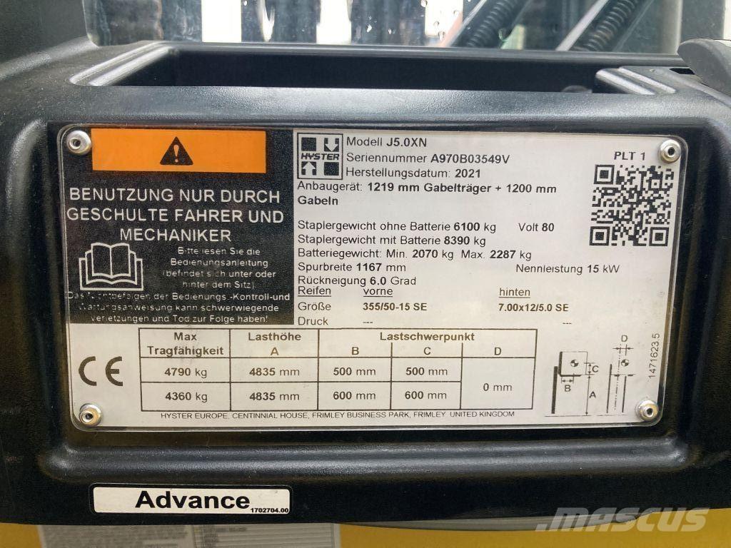 Hyster J 5.0 XN Электропогрузчики