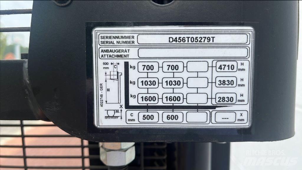 Hyster S1.6IL Ручные штабелёры с электроподъёмом