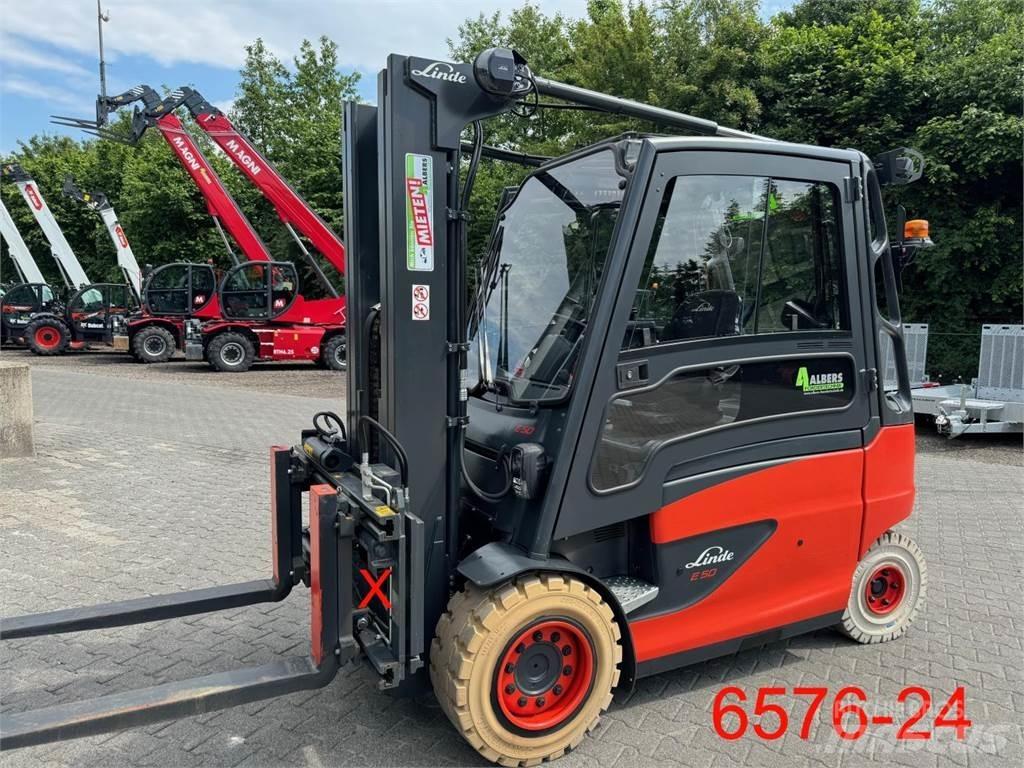 Linde E 50 HL 01 Электропогрузчики
