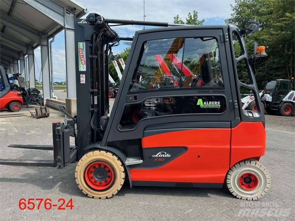 Linde E 50 HL 01 Электропогрузчики
