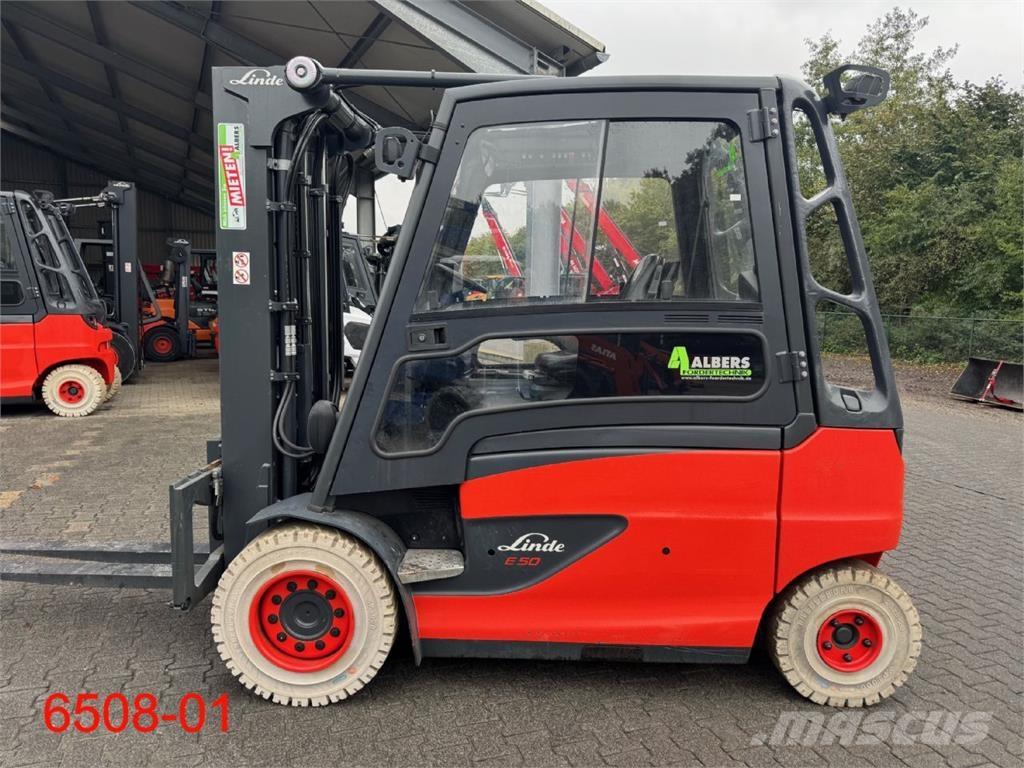 Linde E 50 HL 01 Электропогрузчики