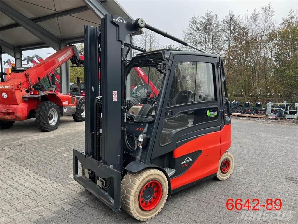 Linde E 50 HL 01 Электропогрузчики
