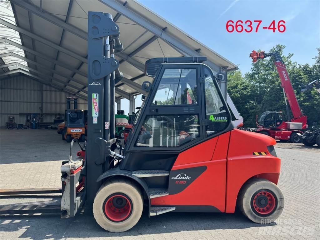 Linde E 80 - 01 / 900 Электропогрузчики