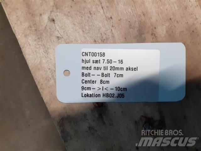  16'' 7.50-16 Тракторные самосвальные прицепы