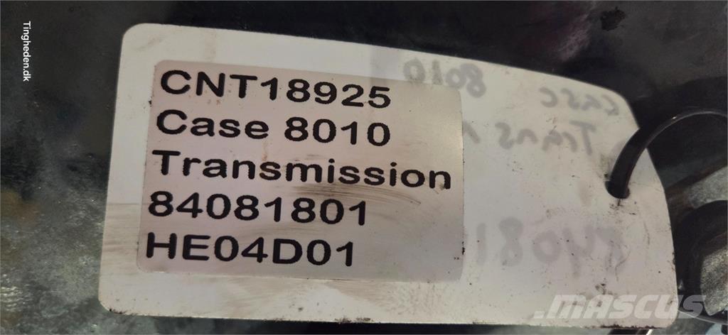 CASE 8010 Трансмиссии
