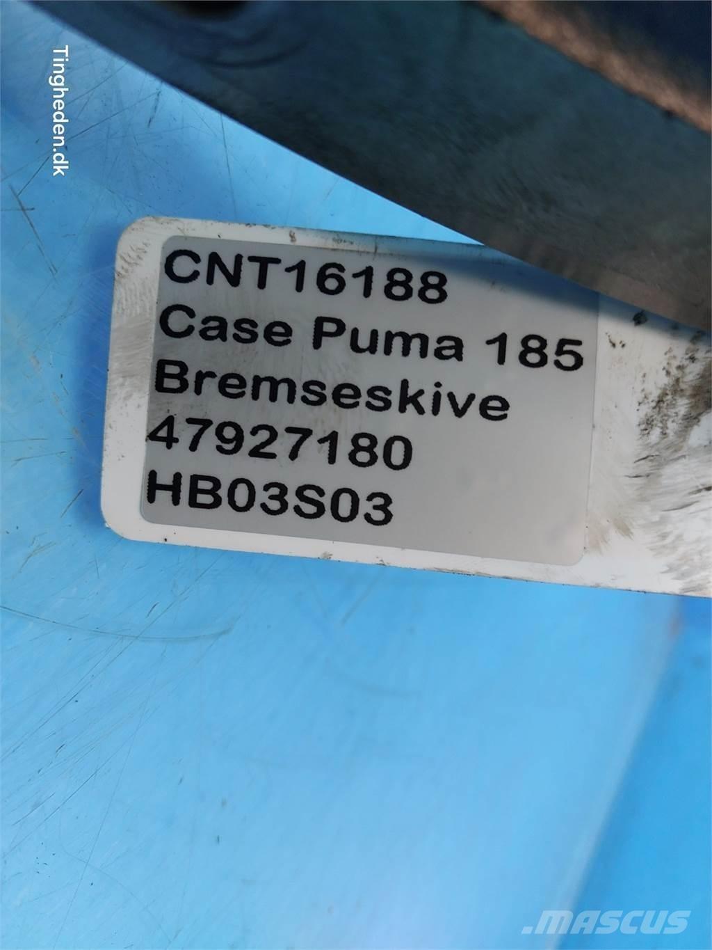 CASE Puma 185 Трансмиссии
