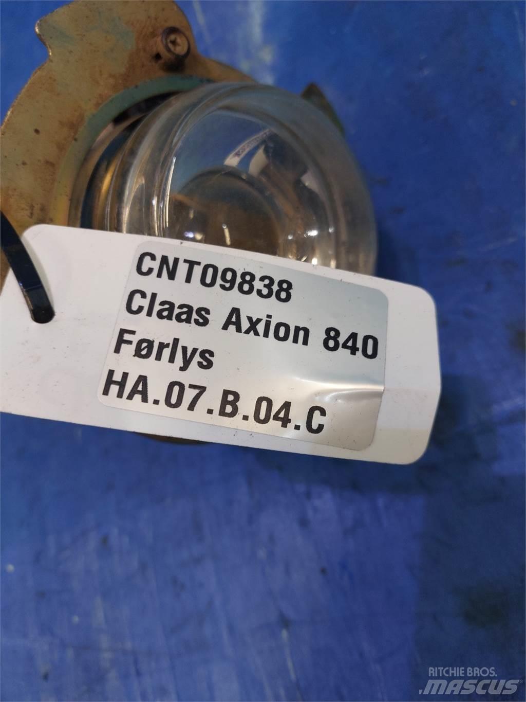 CLAAS Axion 840 Навесное оборудование и запчасти