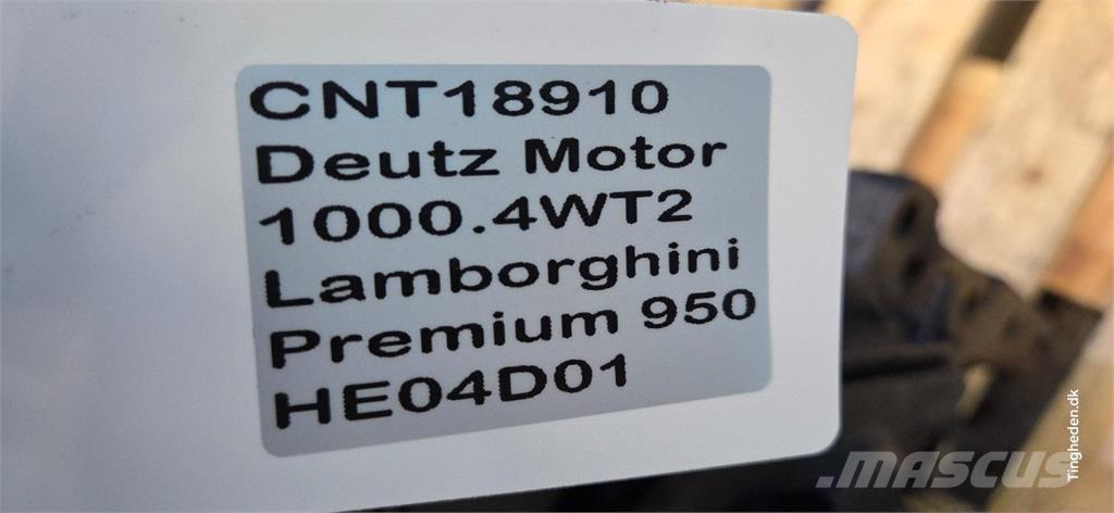 Deutz 1000.4WT2 Двигатели