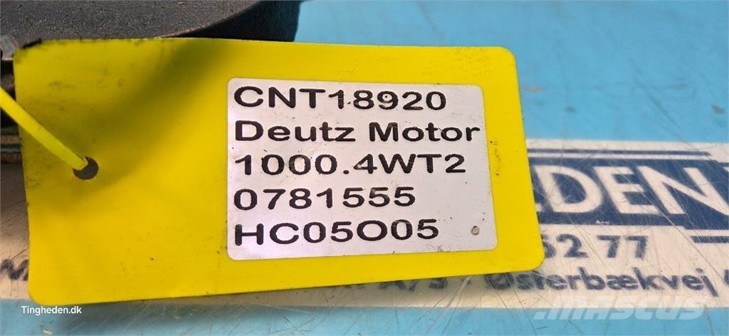 Deutz 1000.4WT2 Двигатели